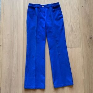 St. John Collection wide legged pants in blue